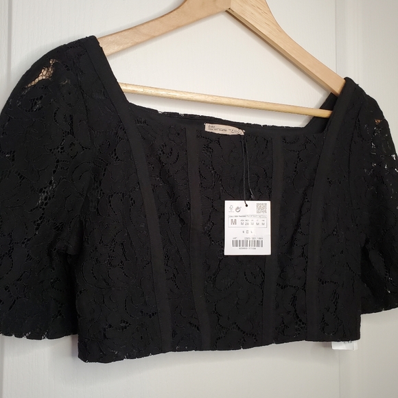 🎈2/$50 🆕️ Zara Cropped Blouse - Picture 3 of 9